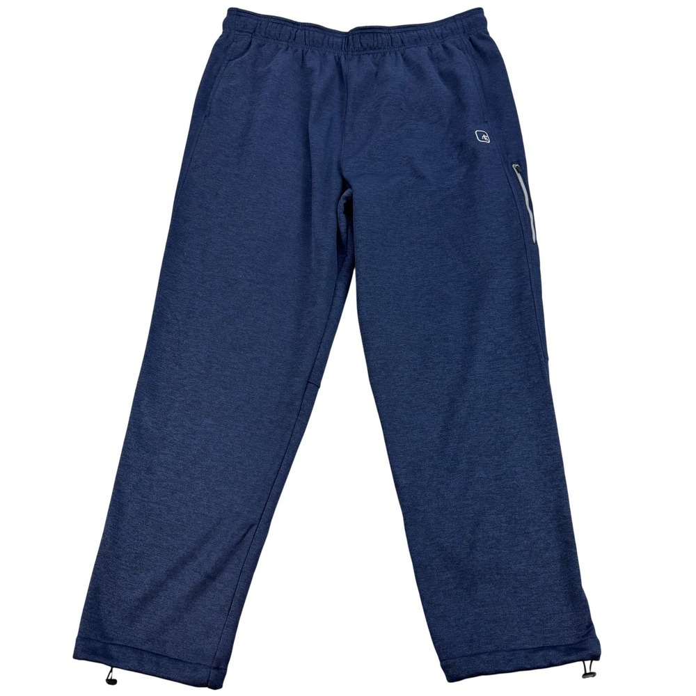 AND1 Tech Fleece Sweatpants Mens 2XL Blue Basketball Athletic Gym Running Train